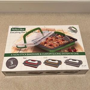 Perfect Slice Bakeware and slicing system
